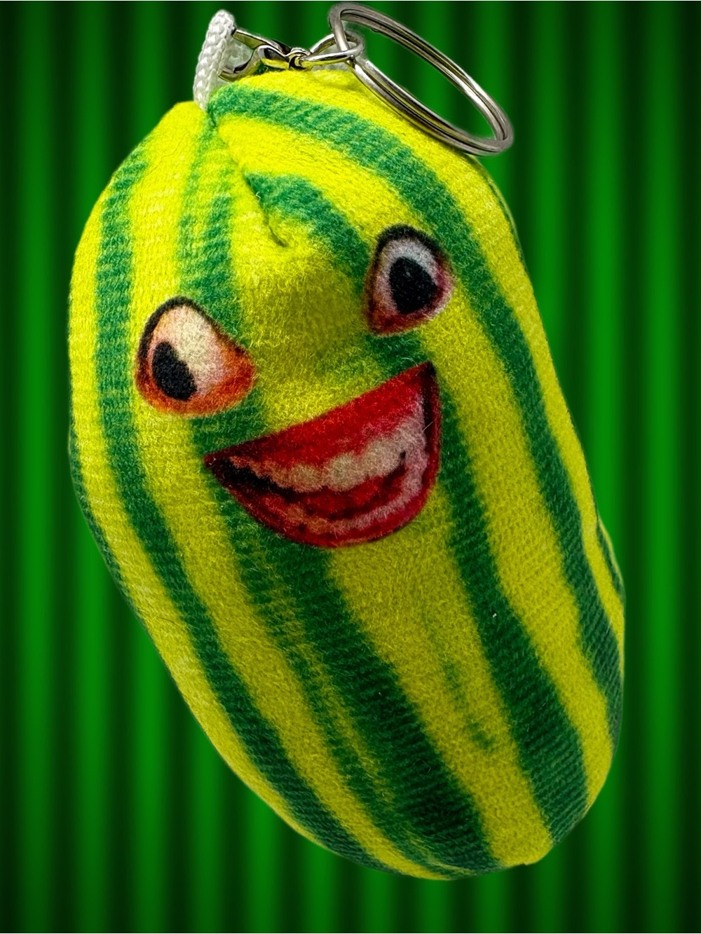 Weird Watermelon Plush Keychain / Bag Charm